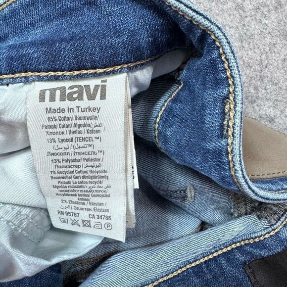 Mavi Men's Zach Straight Leg Stretch Jeans Blue - Size 29x32 - Picture 4 of 7
